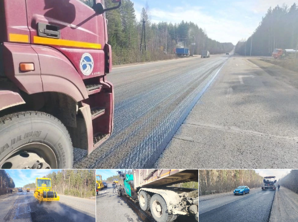 В Коми на автодороге Краснозатонский – Нювчим – Яснэг начались дорожные работы
